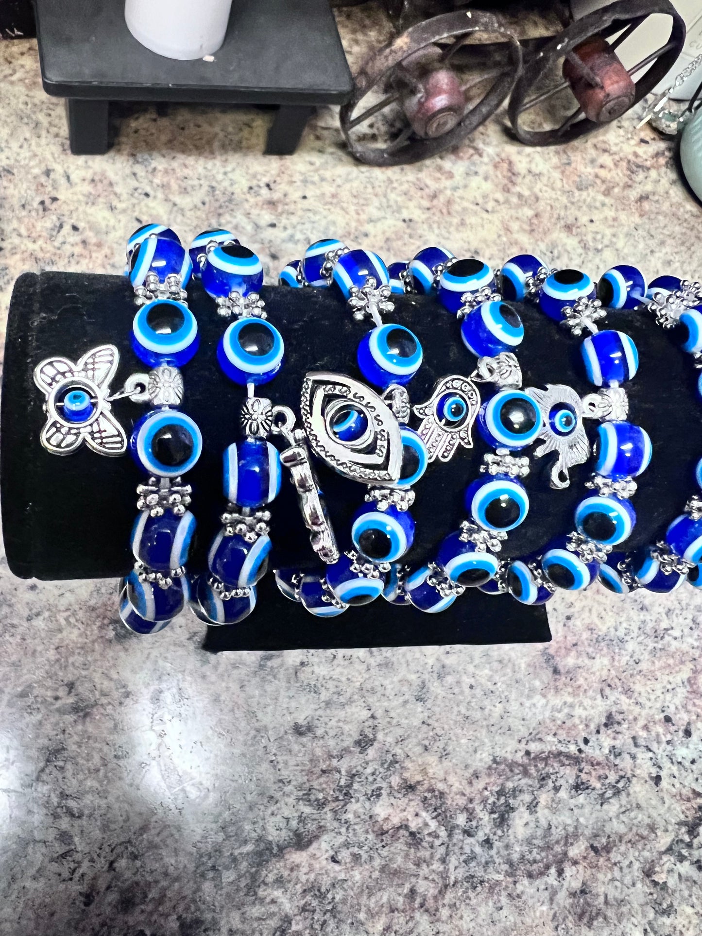 Evil Eye Bracelet with Charm